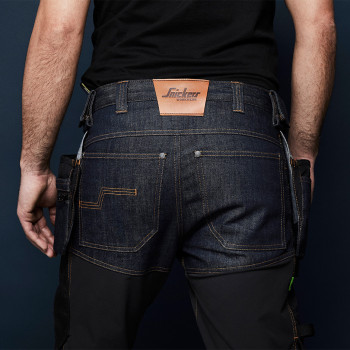 Pantalon+ FlexiWork denim avec poches holster 6955 Snickers