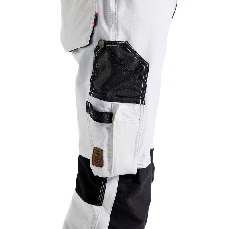 Blåkläder Pantalon peintre stretch 4D - C54 - Blanc/Gris foncé