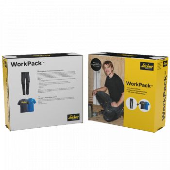 WorkPack AllroundWork : Pantalon en tissu extensible + 2 T-shirts en édition limitée