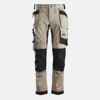 Pantalon de travail Snickers Workwear 6241 Beige Vue de face