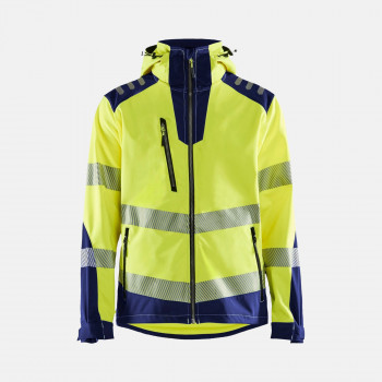 4491 - Veste de travail softshell à capuche HV