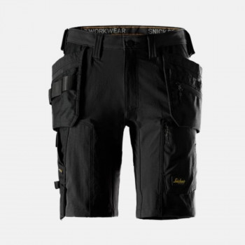 6118 - AllroundWork, Short de travail en tissu extensible avec poches holster
