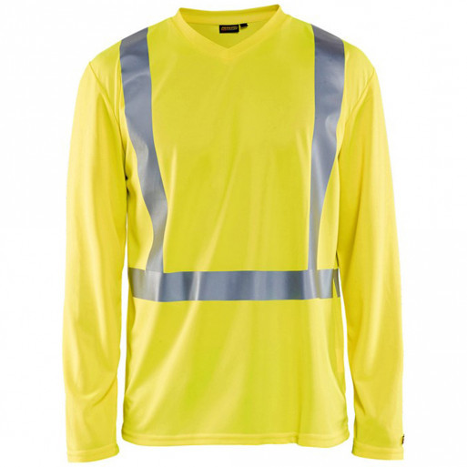 T-shirt manches longues haute visibilité 3383 Blaklader - Traitement anti-odeur