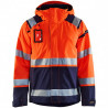 Veste hardshell stretch  haute visibilité - 4987 - Blaklader
