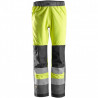 Pantalon de travail AllroundWork imperméable 6531 haute-visibilité Cl.2 - Snickers