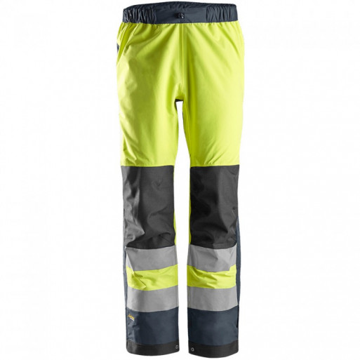 Pantalon de travail AllroundWork imperméable 6531 haute-visibilité Cl.2 - Snickers