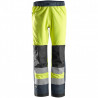 Pantalon de travail AllroundWork imperméable 6531 haute-visibilité Cl.2 - Snickers