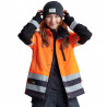 Veste d'hiver pour femme AllroundWork haute visibilité Classe 2/3 1137 Snickers