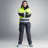 Veste d'hiver pour femme AllroundWork haute visibilité Classe 2/3 1137 Snickers