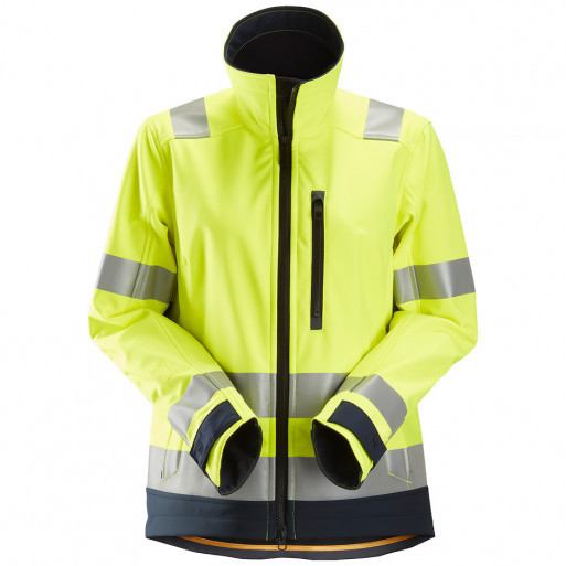 Veste d'hiver softshell pour femme AllroundWork haute visibilité Classe 2/3 1237 Snickers