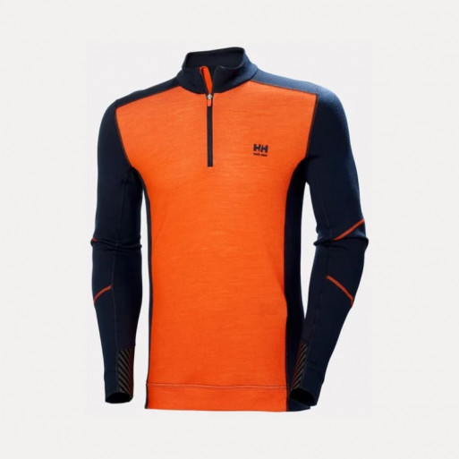 Sous vêtements technique de travail demi zippé en laine "LIFA" - 75107 - Helly Hansen