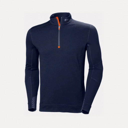 Sous vêtements technique de travail demi zippé en laine "LIFA" - 75107 - Helly Hansen