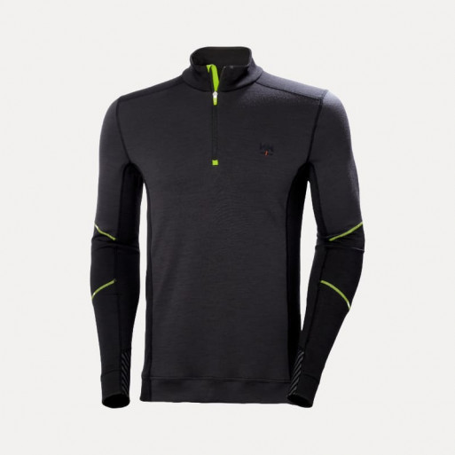 Sous vêtements technique de travail demi zippé en laine "LIFA" - 75107 - Helly Hansen