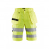 Short de travail artisan poches holster haute visibilité - 15351811 - Blaklader