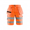 Short de travail artisan poches holster haute visibilité - 15351811 - Blaklader