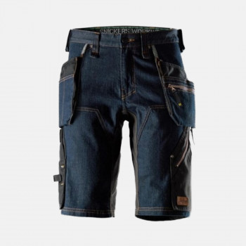 6155 - FlexiWork, Short de travail en denim avec poches holster