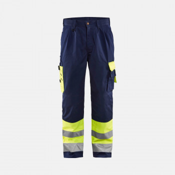 1584 - Pantalon de travail haute-visibilité avec genoux préformés - Blaklader