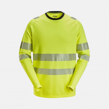 2431 - T-shirt de travail manches longues HV Cl.3 - Snickers