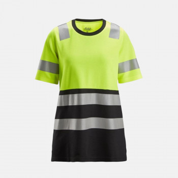 2573 - T-shirt de travail pour femme HV, CL.1 - Snickers