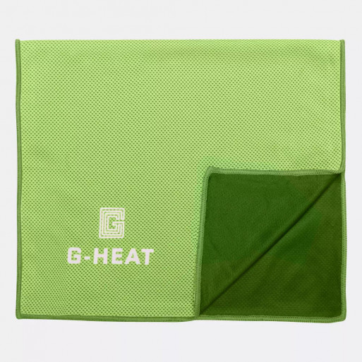 Serviette rafraîchissante G-Heat verte anti-UV UPF 50+