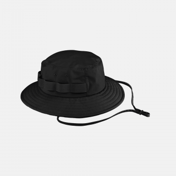 Chapeau de travail anti-UV UPF 50+ Beechfield noir pour professionnels travaillant en extérieur