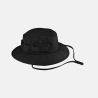 Chapeau de travail anti-UV UPF 50+ Beechfield noir pour professionnels travaillant en extérieur