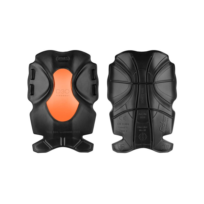 Genouillères Snickers XTR D3O - Protection Impact Pour Artisans - Noir/Orange - Taille Unique