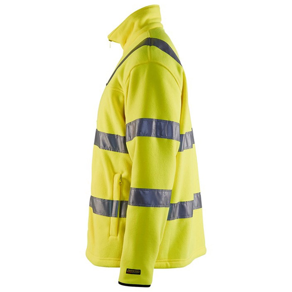 Veste Polaire Haute Visibilité - Jaune/Orange Fluorescent, Certification EN ISO 20471